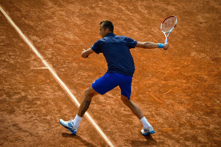 Lukas Rosol agli Internazionali d’Italia 2014 al Foro Italico