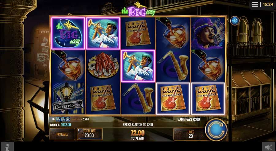 Schermata del gioco The Big Easy