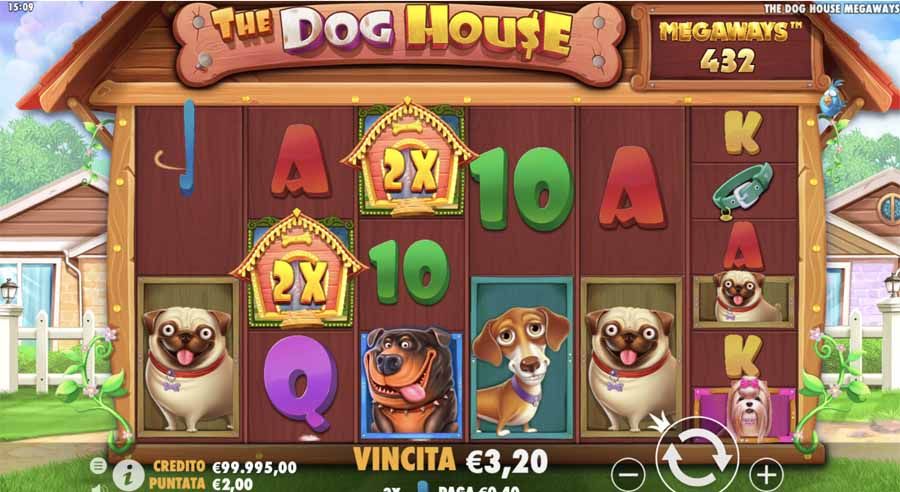Schermata del gioco The Dog House Megaways