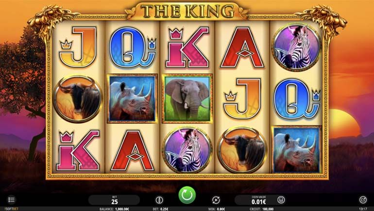 Schermata del gioco The King