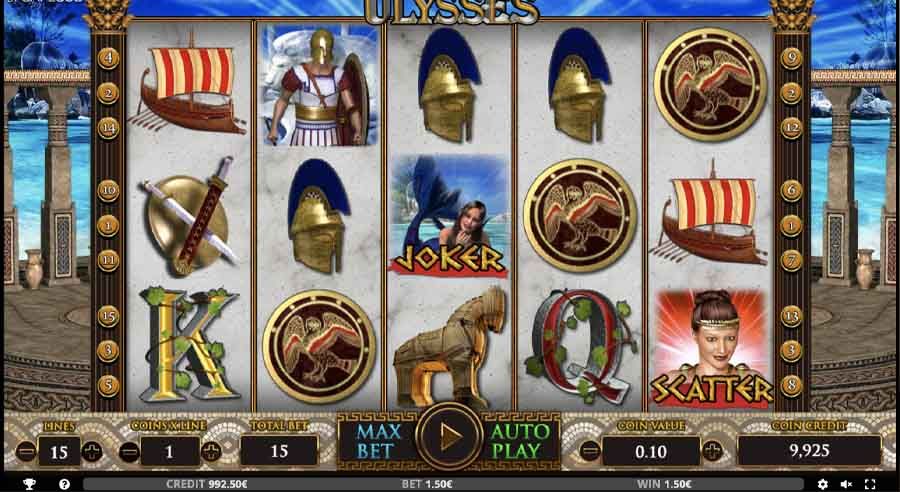 Schermata del gioco Ulisse