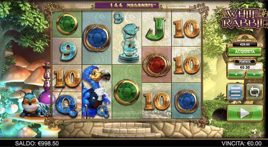 Schermata del gioco White Rabbit